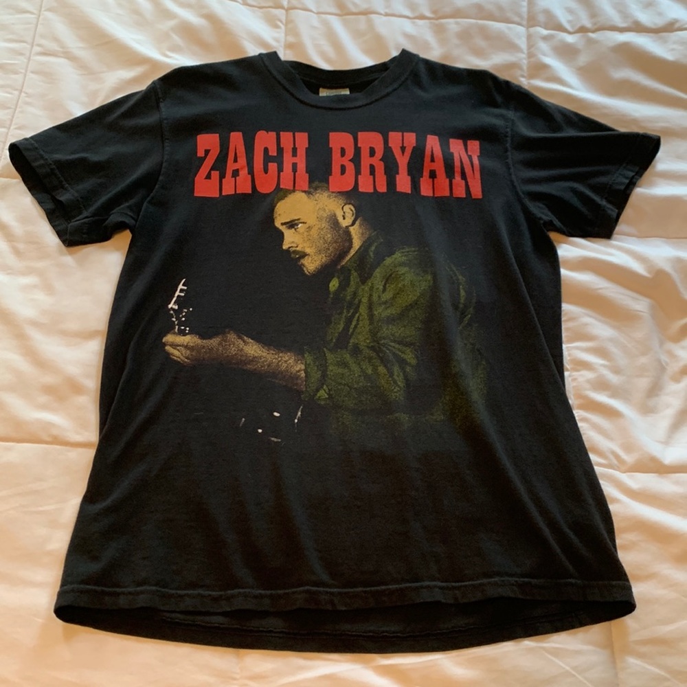 Zach Bryan Comfort Colors Black Graphic Tee